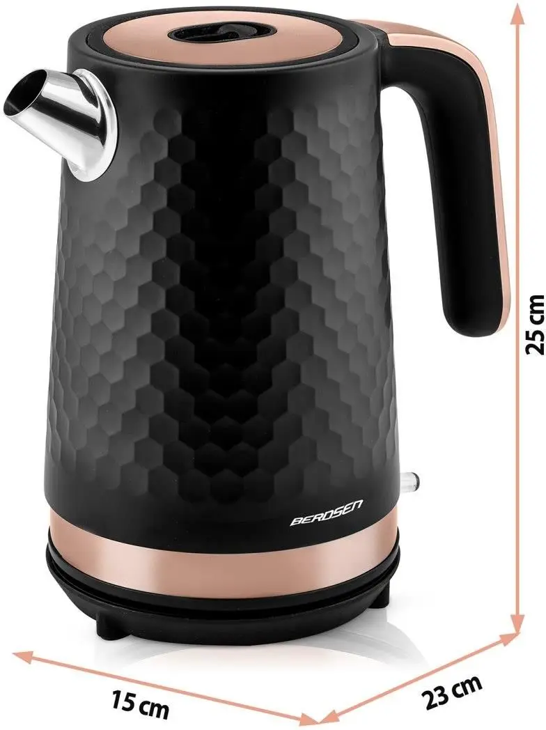 Электрочайник Berdsen BD-705 (Black/Rose Gold)