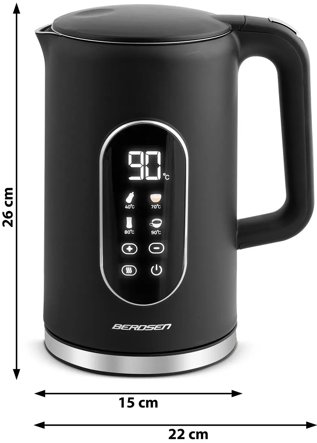 Электрочайник Berdsen BD-712 371200 (Black) - 2
