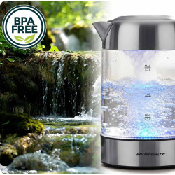 Электрочайник Berdsen BD-714 371400 (Inox/Transparent) Thumb