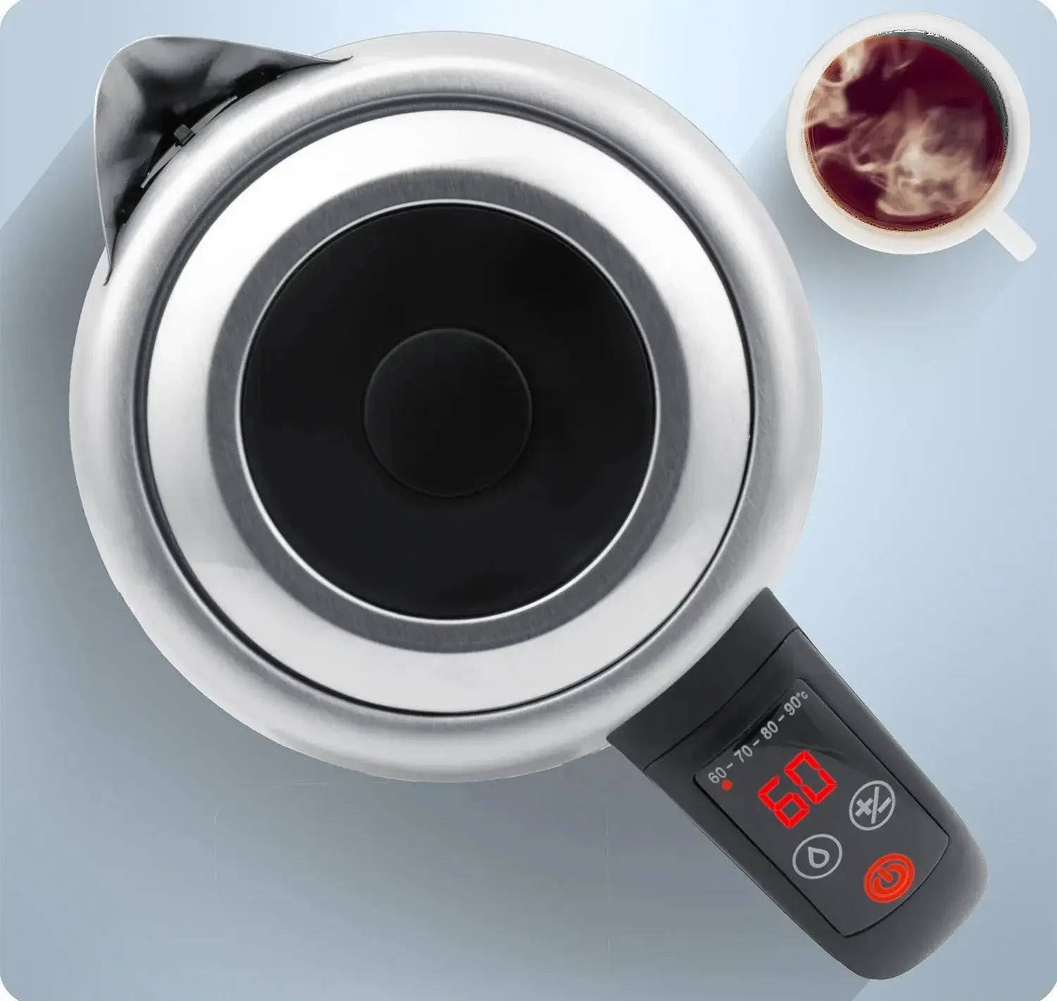 Электрочайник Berdsen BD-714 371400 (Inox/Transparent) - 7