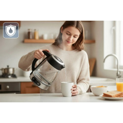 Электрочайник Berdsen BD-715 371500 (Inox/Transparent) Thumb