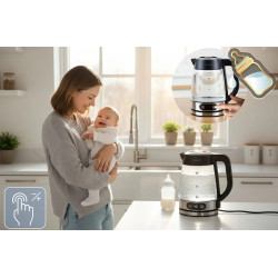 Электрочайник Berdsen BD-715 371500 (Inox/Transparent) Thumb