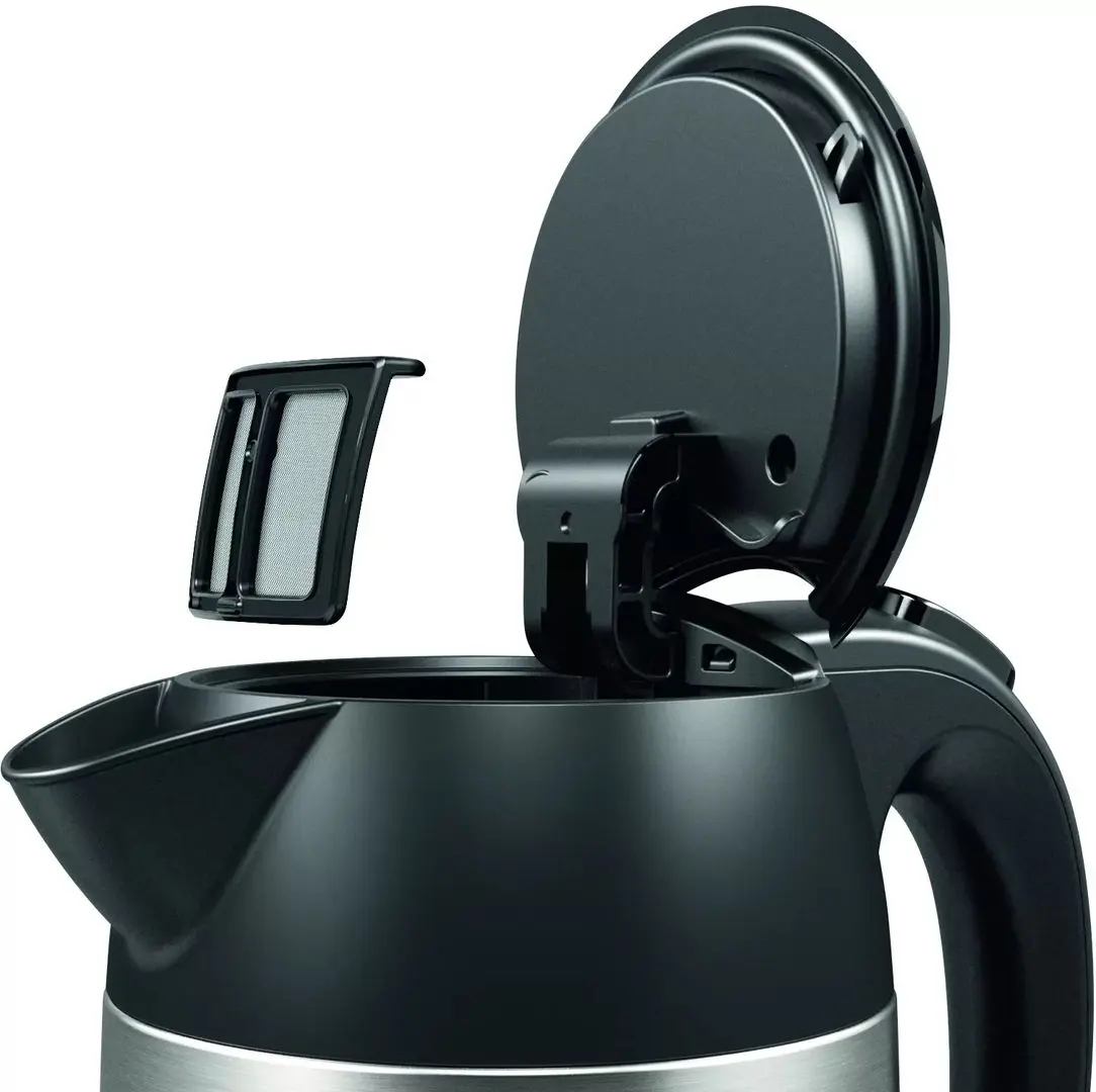 Fierbator electric Bosch DesignLine TWK3P420 (Black/Inox)