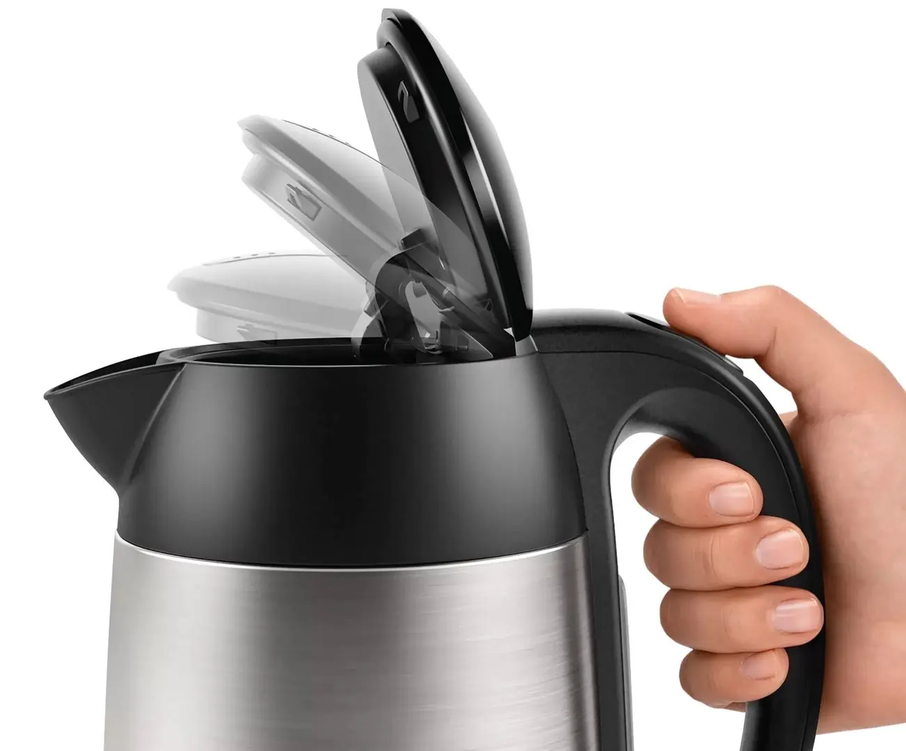 Fierbator electric Bosch DesignLine TWK3P420 (Black/Inox)