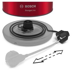 Fierbator electric Bosch DesignLine TWK3P424 (Red/Black) Thumb
