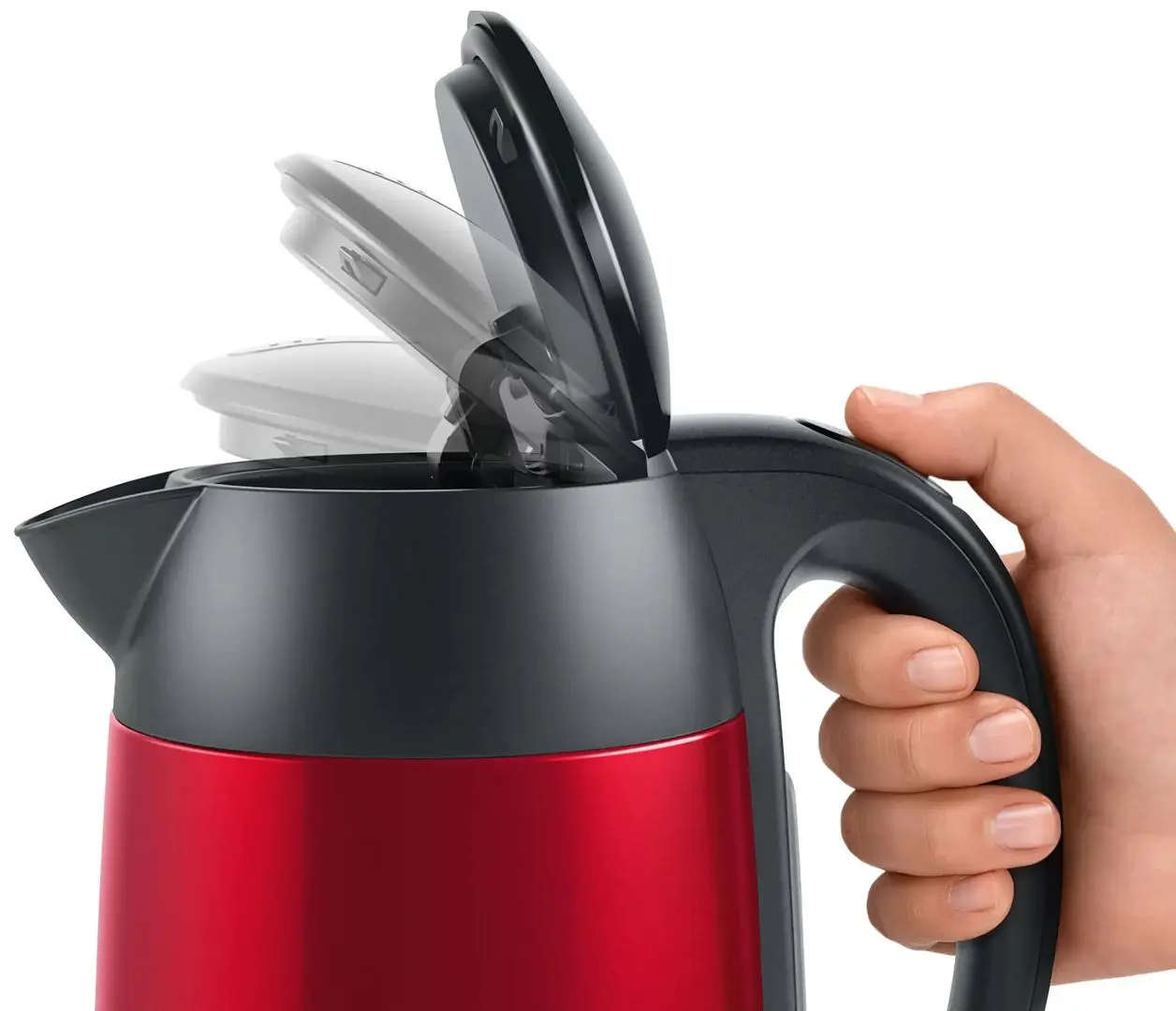 Fierbator electric Bosch DesignLine TWK3P424 (Red/Black)