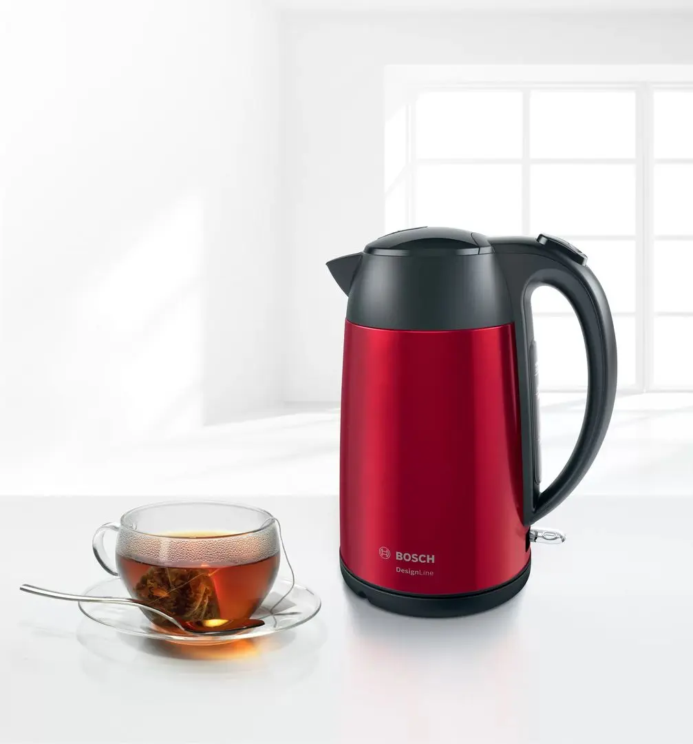 Fierbator electric Bosch DesignLine TWK3P424 (Red/Black)