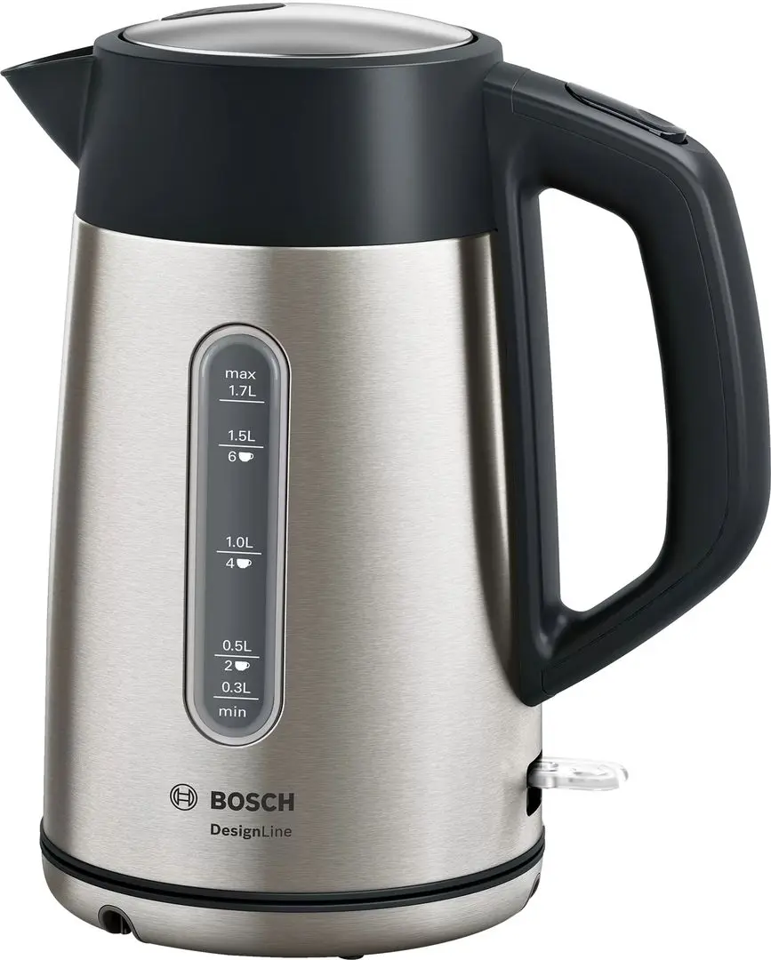 Fierbator electric Bosch DesignLine TWK4P440 (Black/Inox)