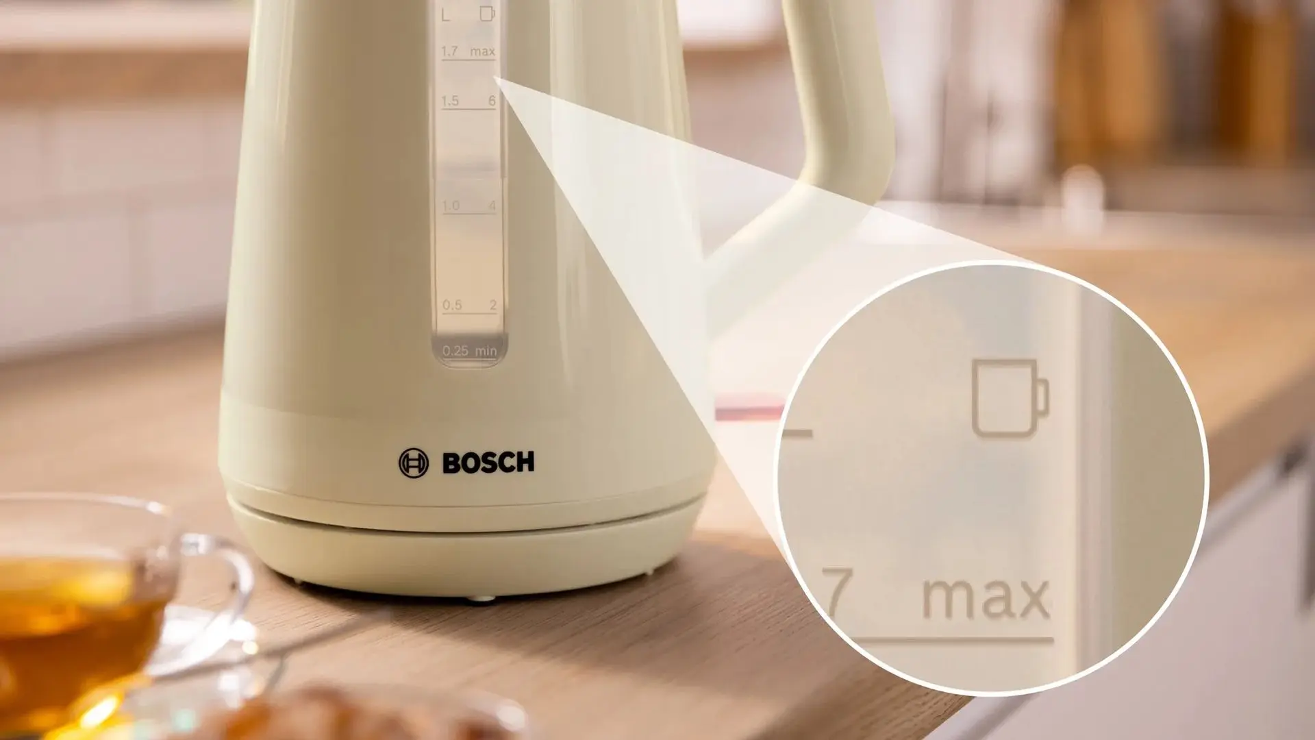 Fierbator electric Bosch MyMoment TWK1M127 (Beige)
