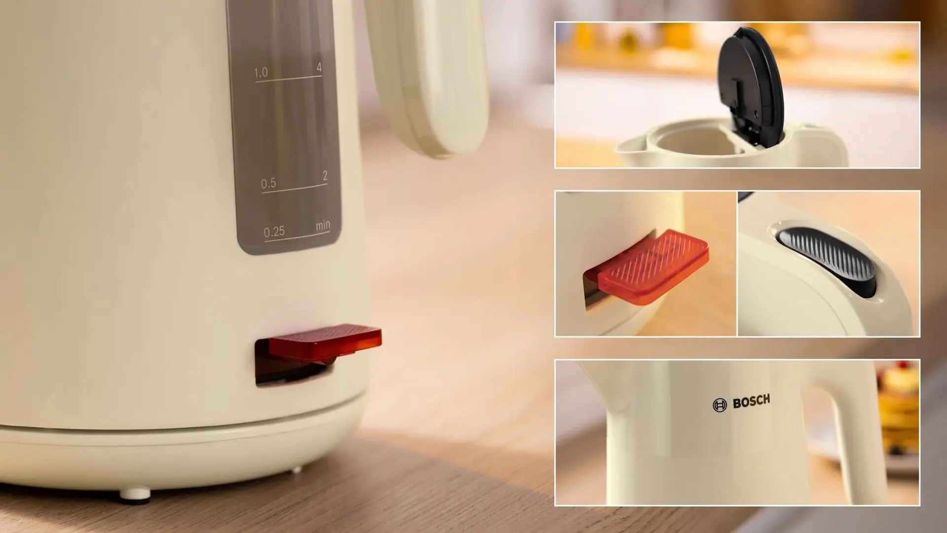 Fierbator electric Bosch MyMoment TWK2M167 (Beige)