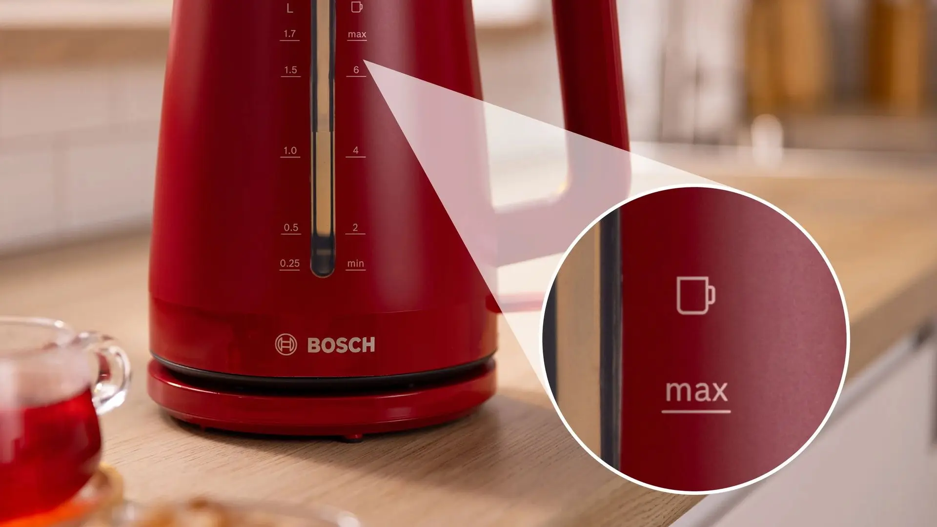 Электрочайник Bosch MyMoment TWK3M124 (Red)