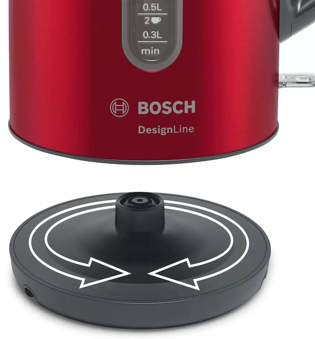 Fierbator de apa Bosch DesignLine TWK4P434 (Red)