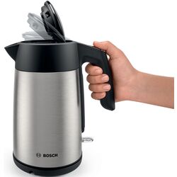 Электрочайник Bosch TWK7L460 (Inox/Black) Thumb