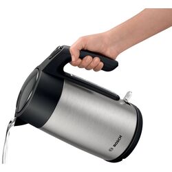 Электрочайник Bosch TWK7L460 (Inox/Black) Thumb