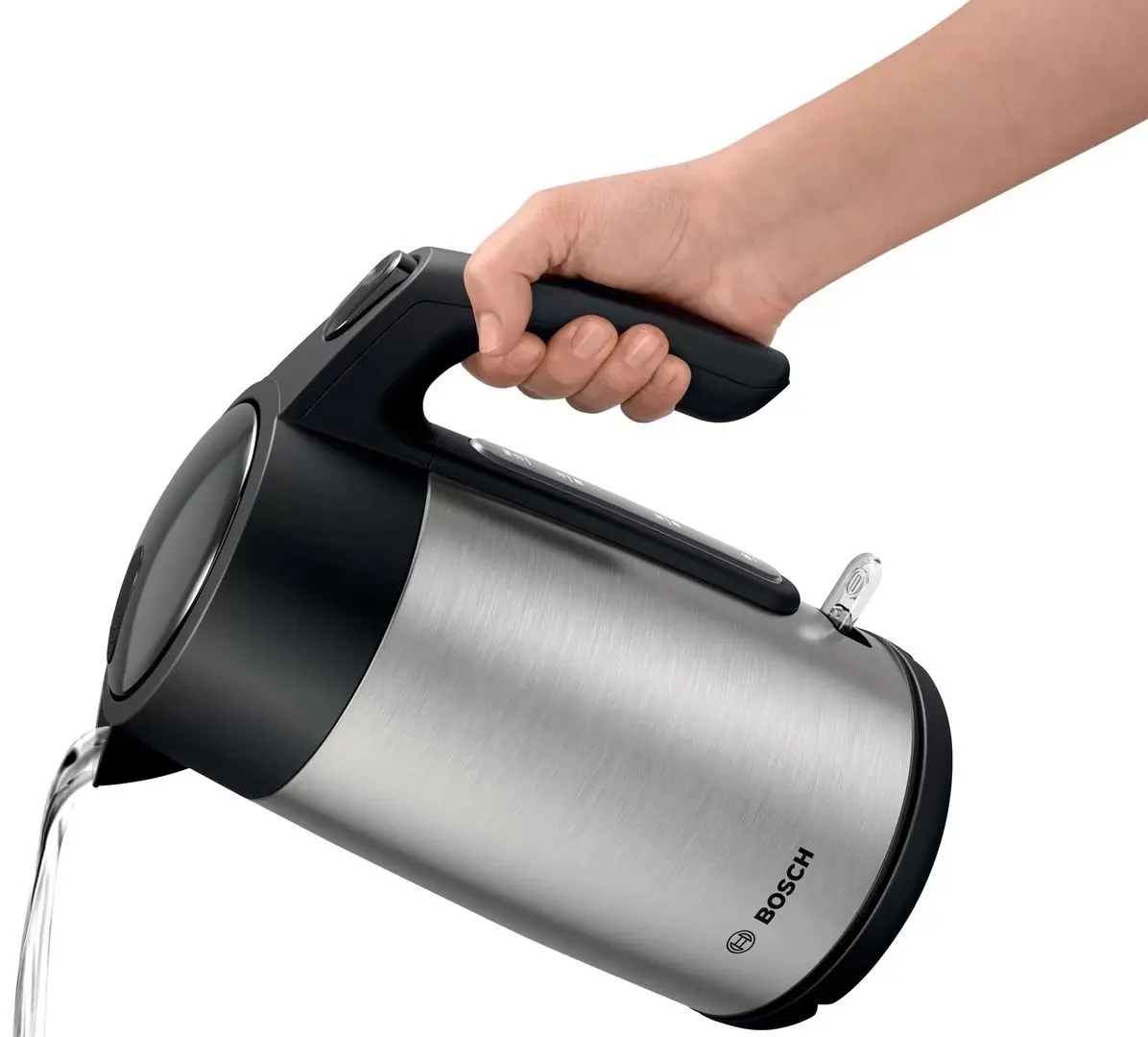 Электрочайник Bosch TWK7L460 (Inox/Black)