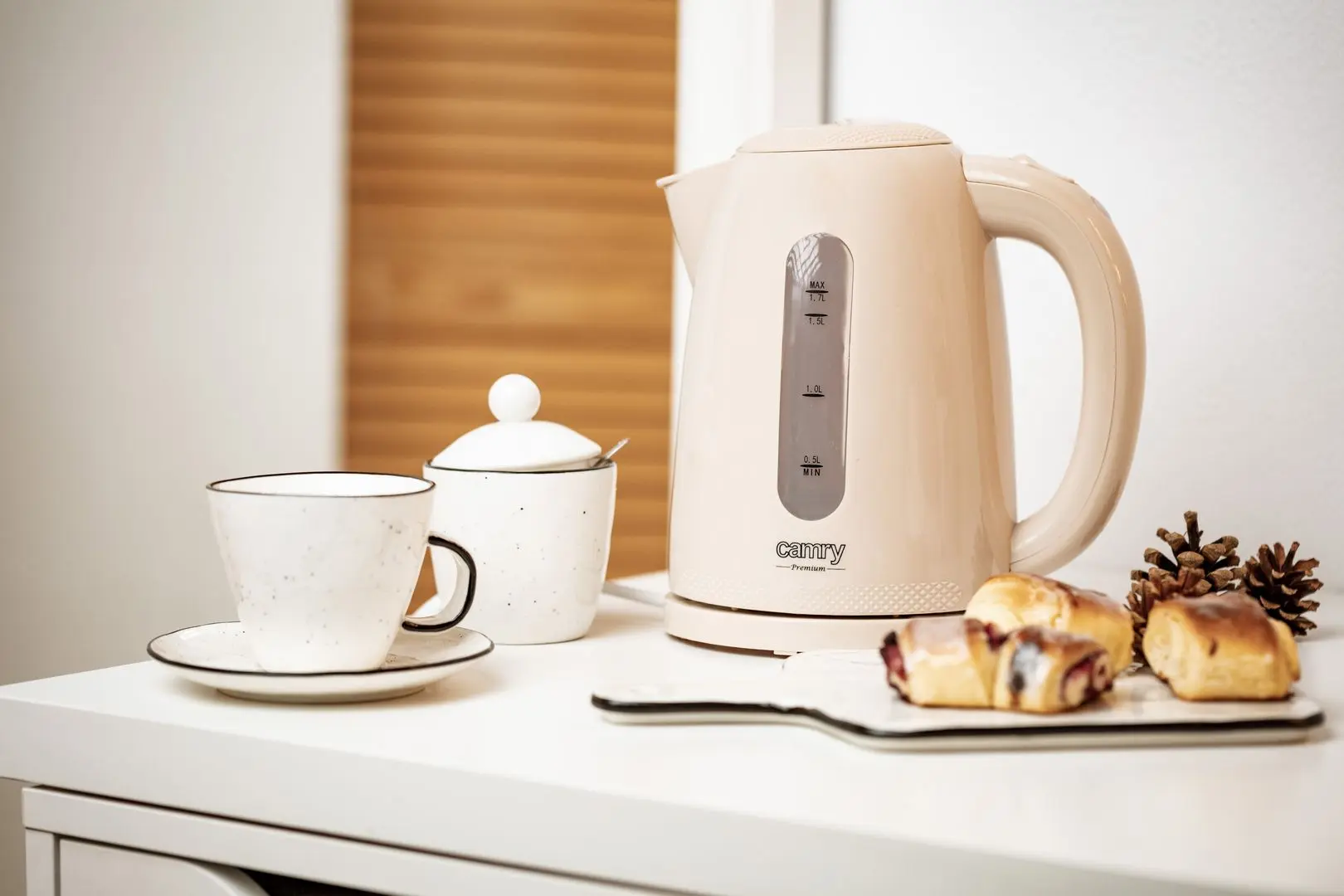 Fierbator electric Camry CR 1254L (Beige)