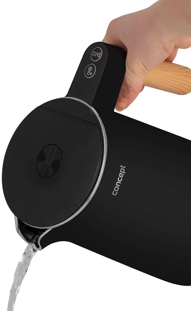 Fierbator electric Concept RK3301 (Black/Wood)