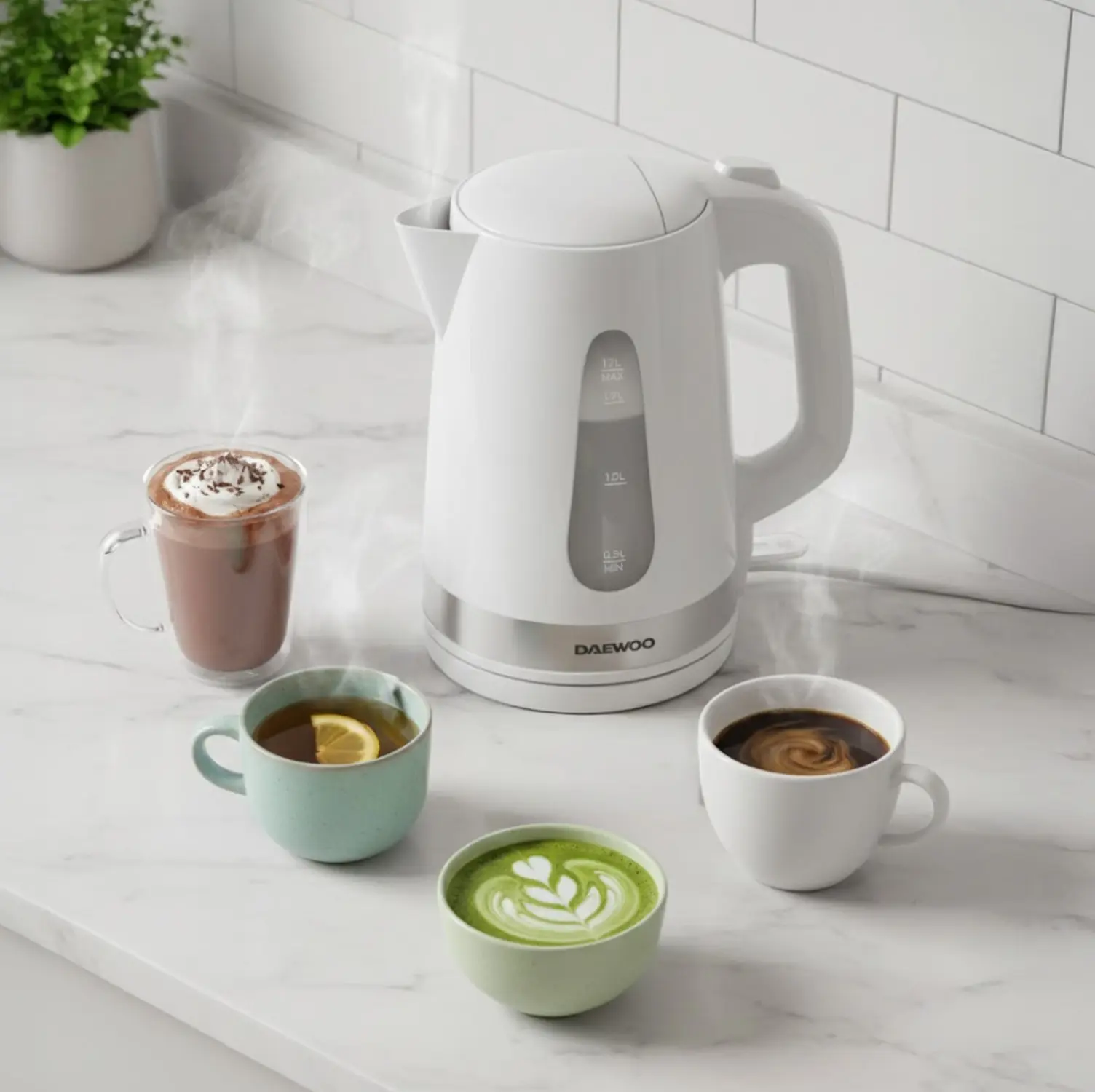 Электрочайник Daewoo DKE220W (White) - 3