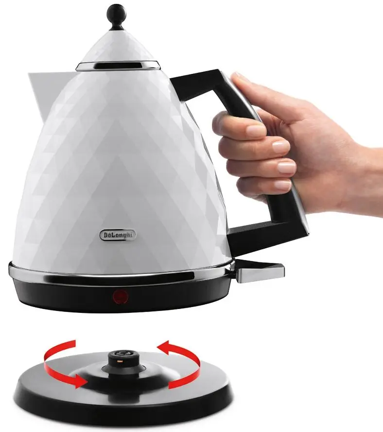Электрочайник DeLonghi Brillante KBJ 2001.W (White)