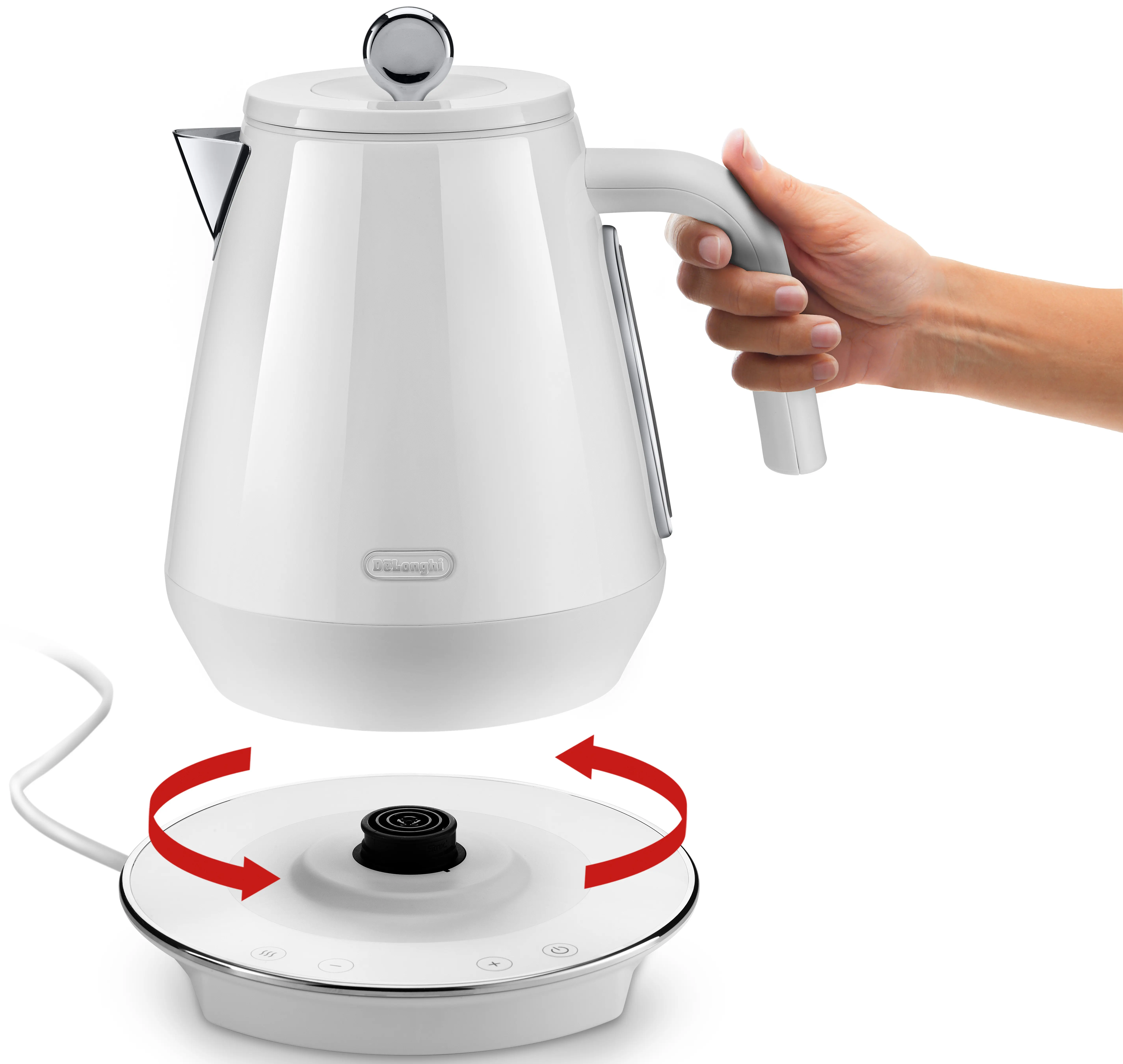 Fierbator electric DeLonghi Eclettica SpecialTea KBY2011.W (White)