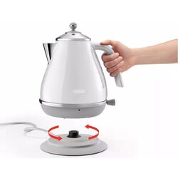 Электрочайник DeLonghi Icona Capitals KBOC2001.W (White/Grey) Thumb