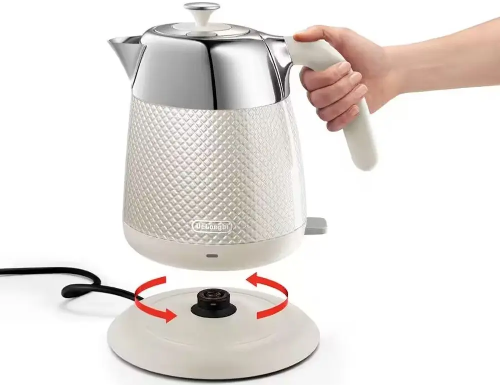 Электрочайник DeLonghi Luminosa KBL2001.W (Twill White)