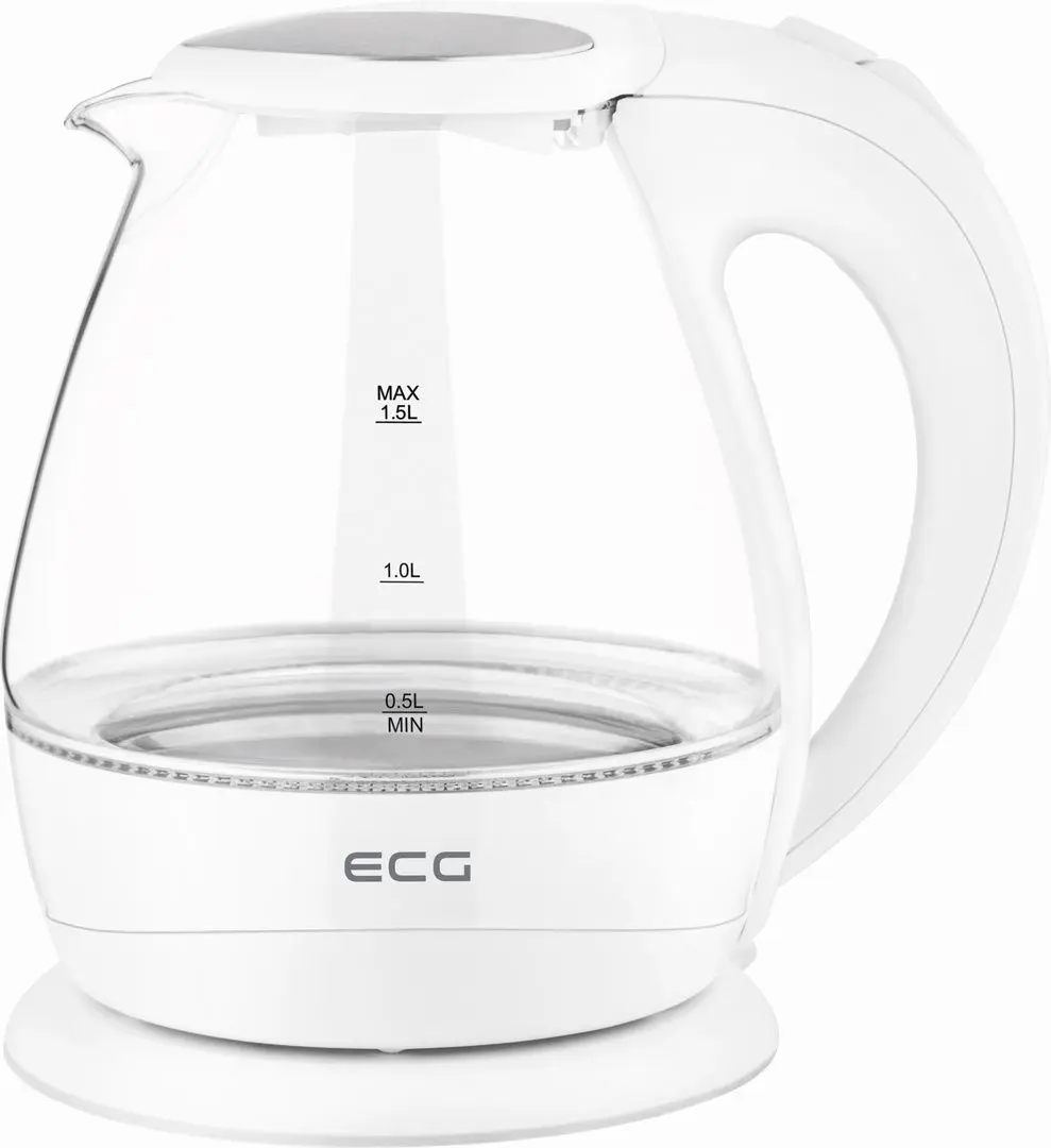 Fierbator electric ECG RK 1520 Glass (White)