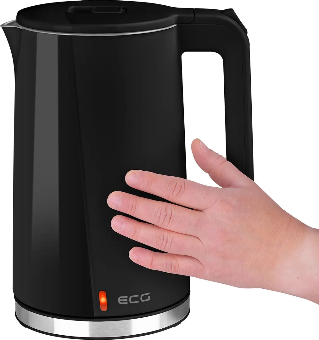 Электрочайник ECG RK 1702 Safe to Touch (Black)
