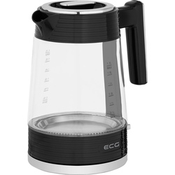 Электрочайник ECG RK 1750 Stripe (Black/Transparent)