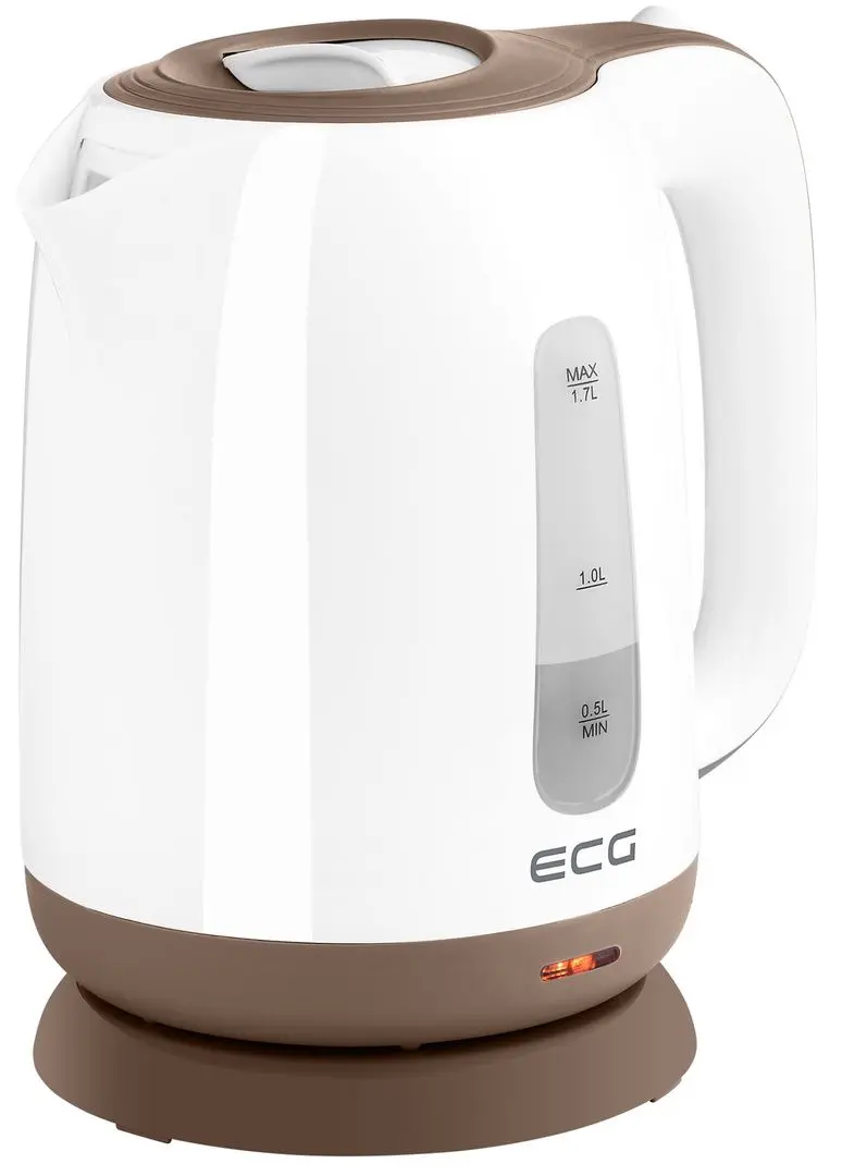 Электрочайник ECG RK 1759 Classica (White/Brown)