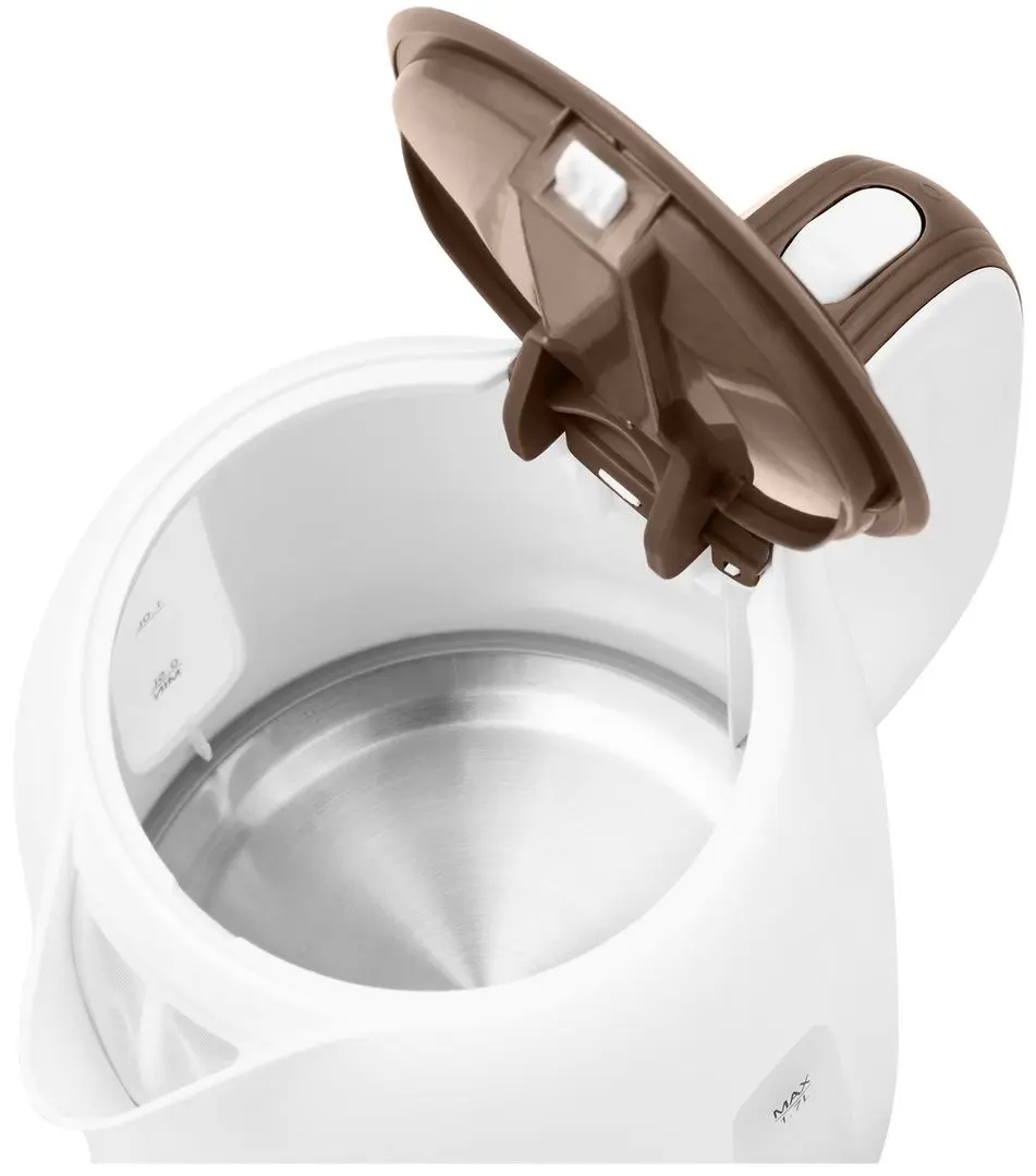 Электрочайник ECG RK 1759 Classica (White/Brown)
