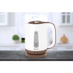 Электрочайник ECG RK 1759 Classica (White/Brown) Thumb