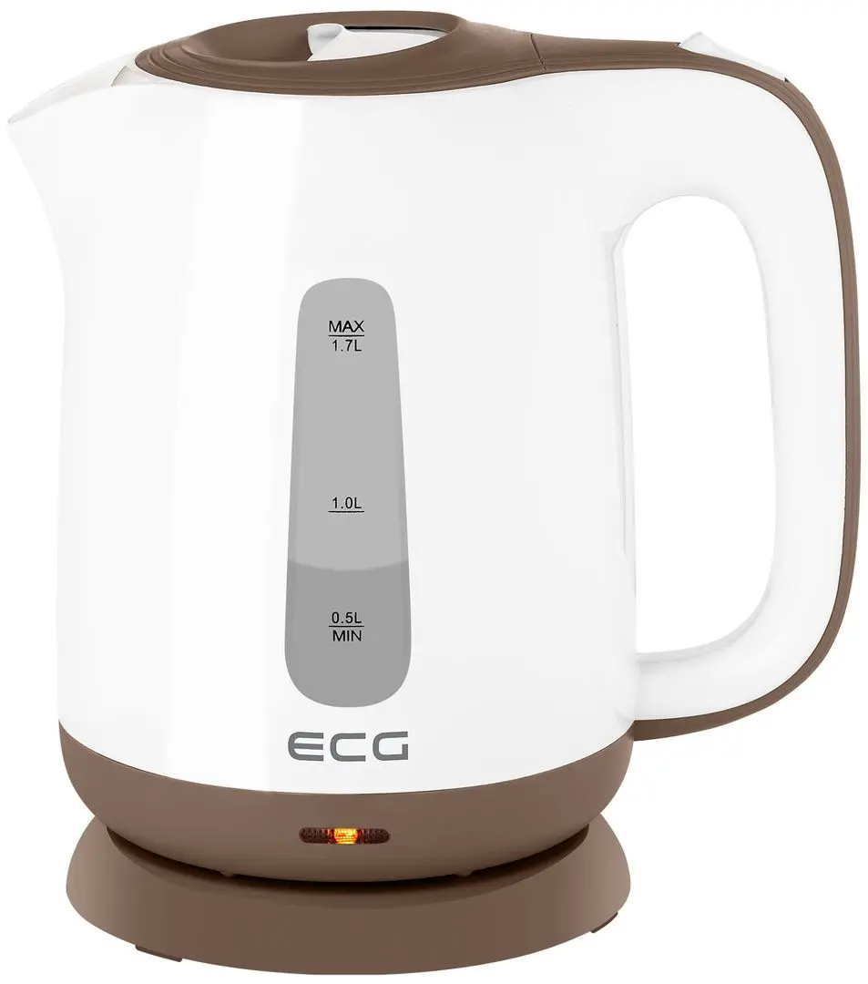 Электрочайник ECG RK 1759 Classica (White/Brown)