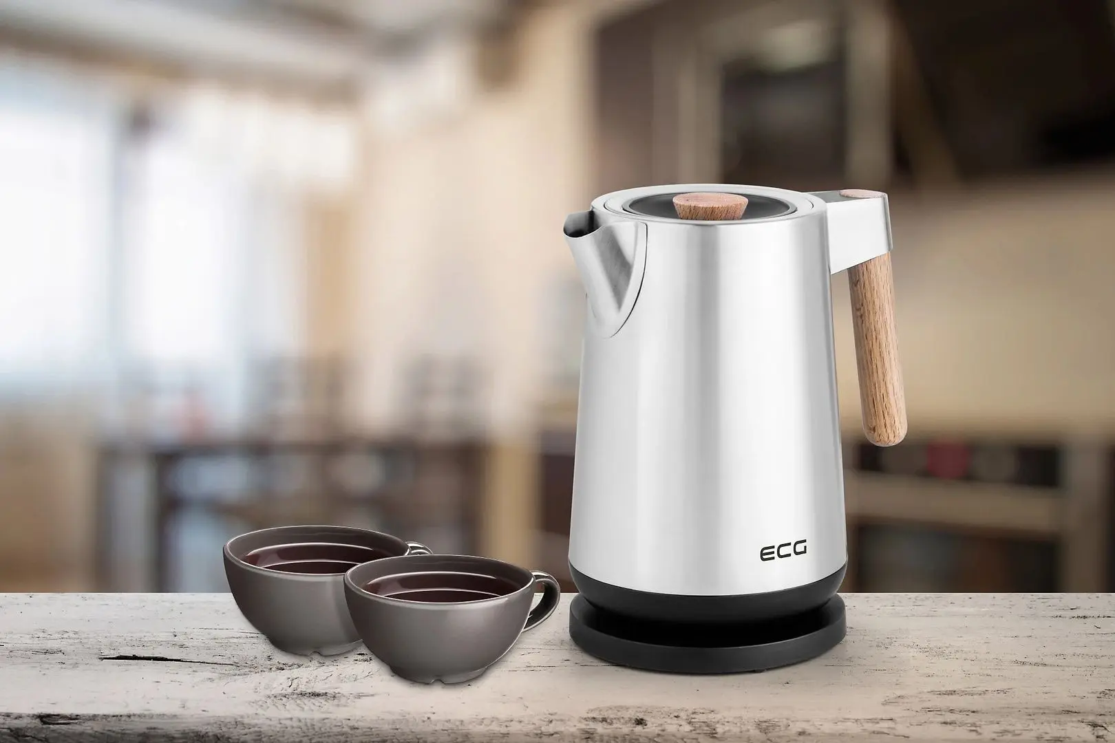 Fierbator electric ECG RK 1767 Strix Timber (Silver)