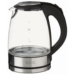 Fierbator electric ECG RK 1776 Glass (Inox/Black)