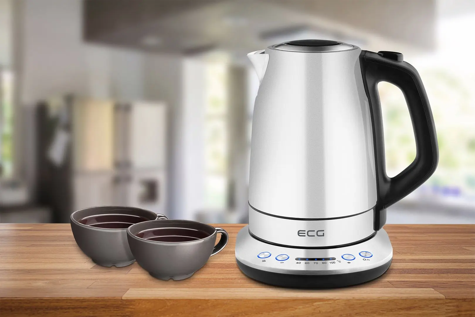 Fierbator electric ECG RK 1791 (Black/Inox)