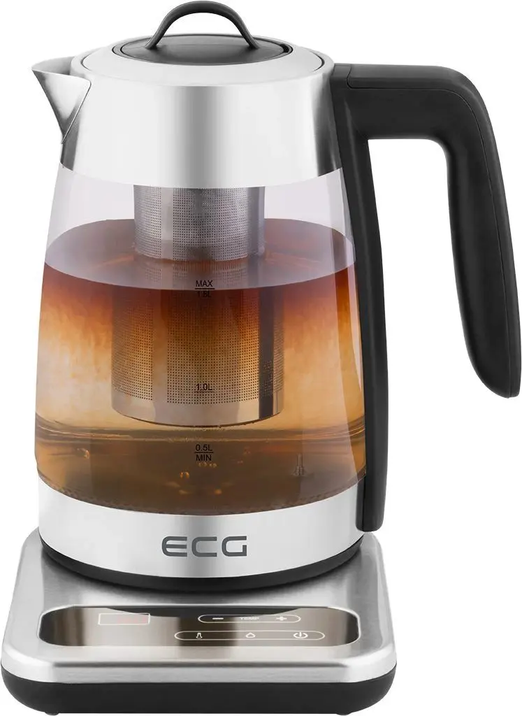 Fierbator electric ECG RK 1891 Infuso (Black/Inox)