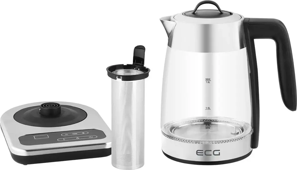 Fierbator electric ECG RK 1891 Infuso (Black/Inox)