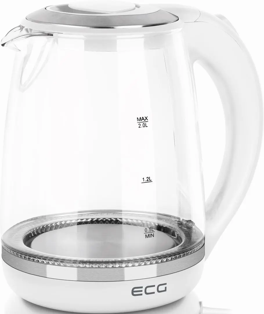 Fierbator electric ECG RK 2020 (White Glass)