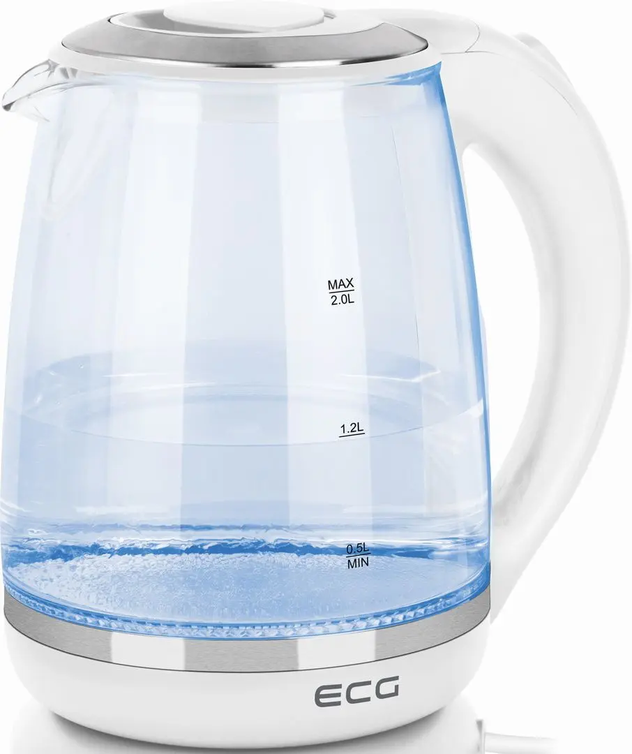 Fierbator electric ECG RK 2020 (White Glass)