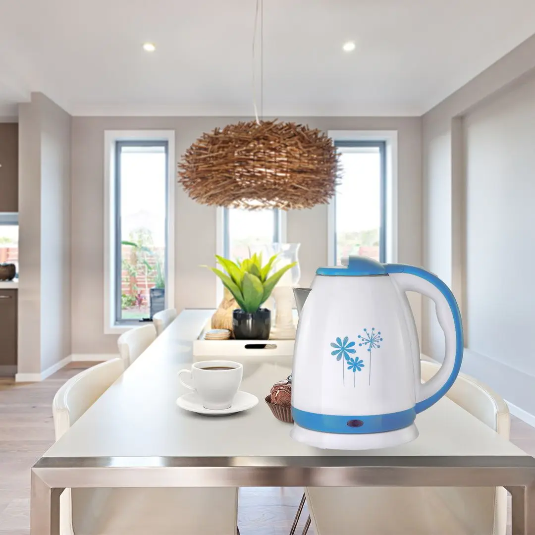 Электрочайник Elite EK-1215S (White/Blue)