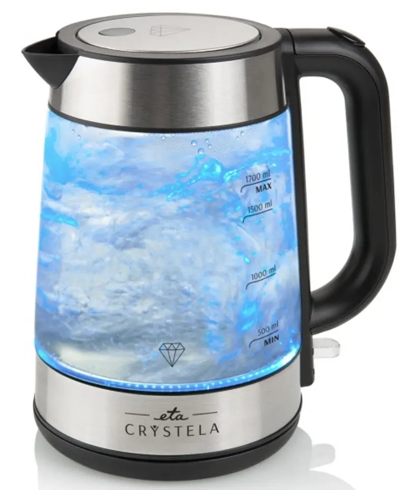 Fierbator electric ETA Crystela 6153 90000 (Black/Silver)