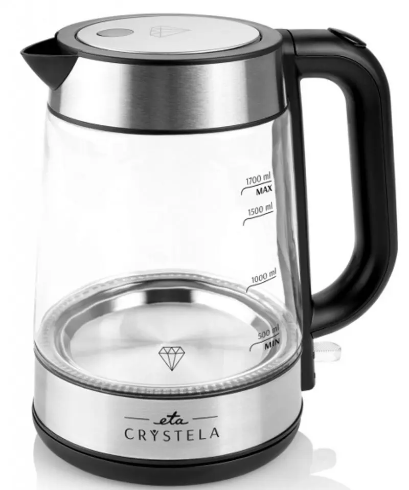 Fierbator electric ETA Crystela 6153 90000 (Black/Silver)