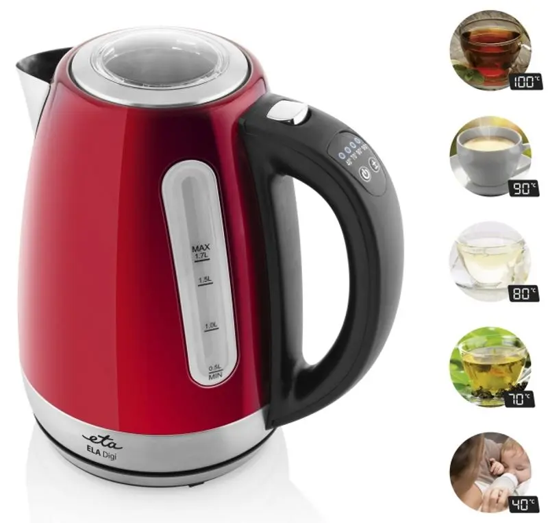 Электрочайник ETA Ela Digi 959890010 (Red)