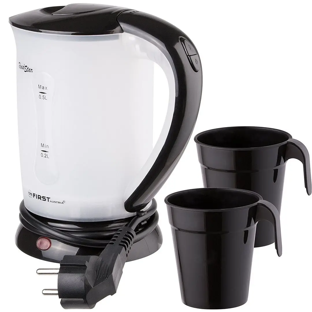 Электрочайник дорожный First FA-5425-2-BA (Black)