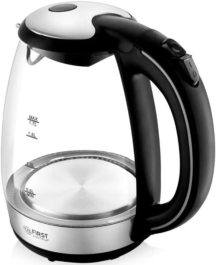 Электрочайник First FA-5404-2-BA (Black/Silver)