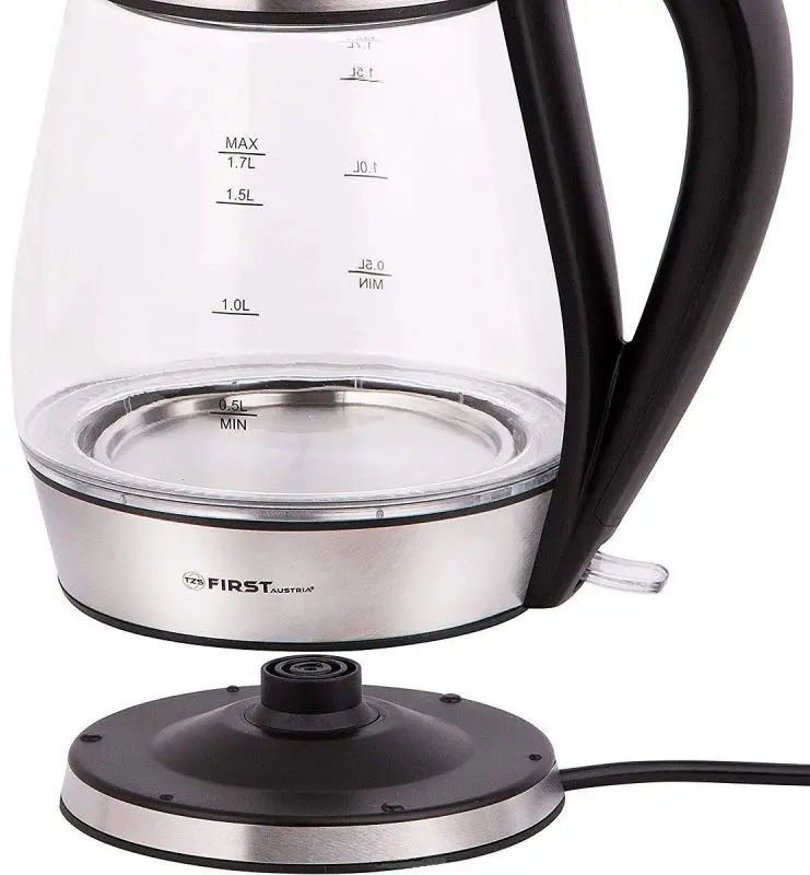 Электрочайник First FA-5405-2 (Black/Inox)