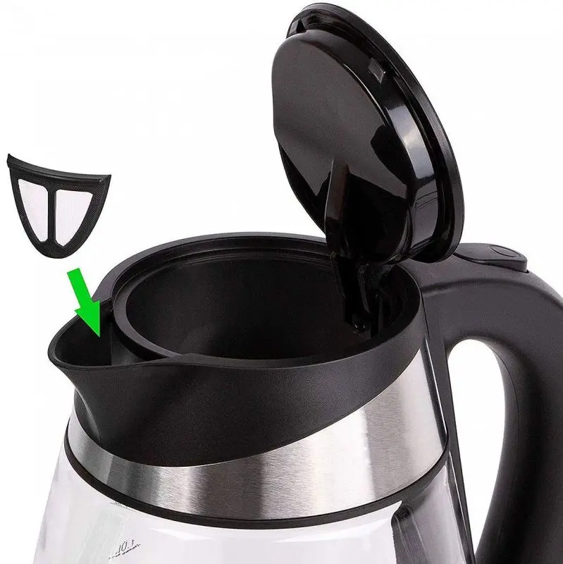 Электрочайник First FA-5405-2 (Black/Inox)