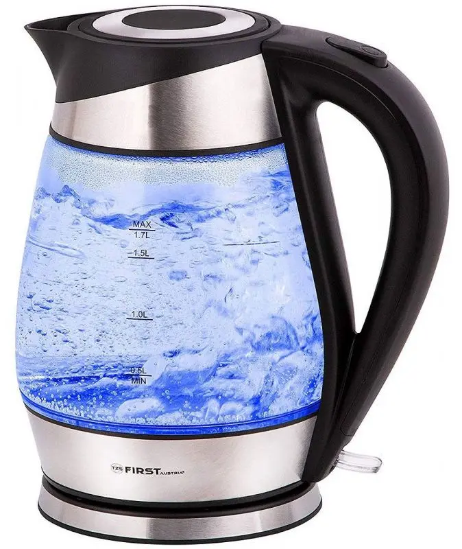 Электрочайник First FA-5405-2 (Black/Inox)