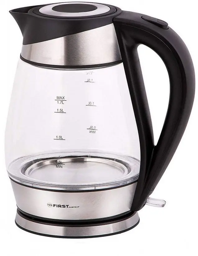 Электрочайник First FA-5405-2 (Black/Inox)